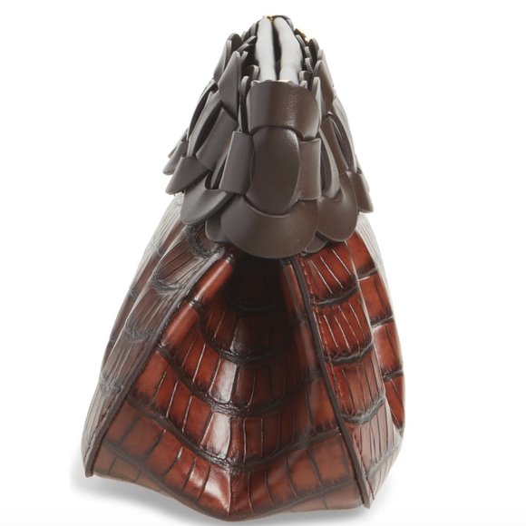 Chloé "Daryl Clutch Bag" Shiny Croco Embossed leat - Picture 8 of 9